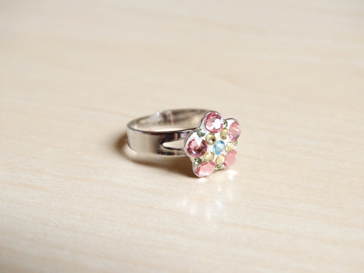 Dětský prstýnek Barevná kytička