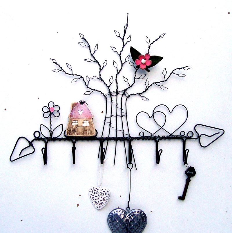 Sladký domov - věšák 6háčků