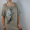 Halenka s květy 2XL- 3XL