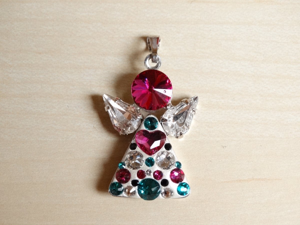 Růžovo-tyrkysový andílek