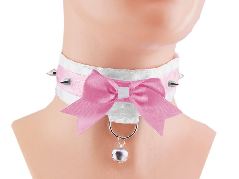 Kitten play collar, bdsm obojek, pet play PP6