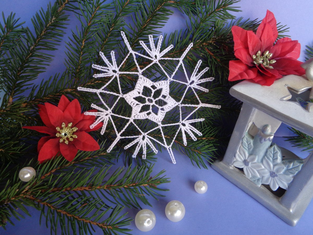 Vánoční ozdoba, hvězdička č.44