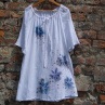 Halenka s květy 2XL- 3XL