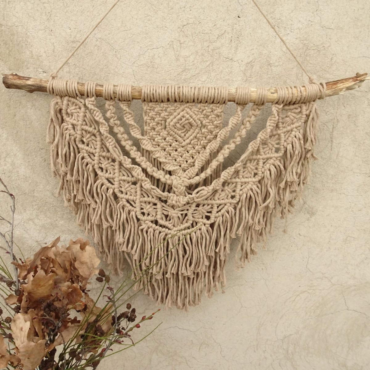 Macramé na zeď Bela