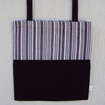 Černá taška s šedým proužkem II.