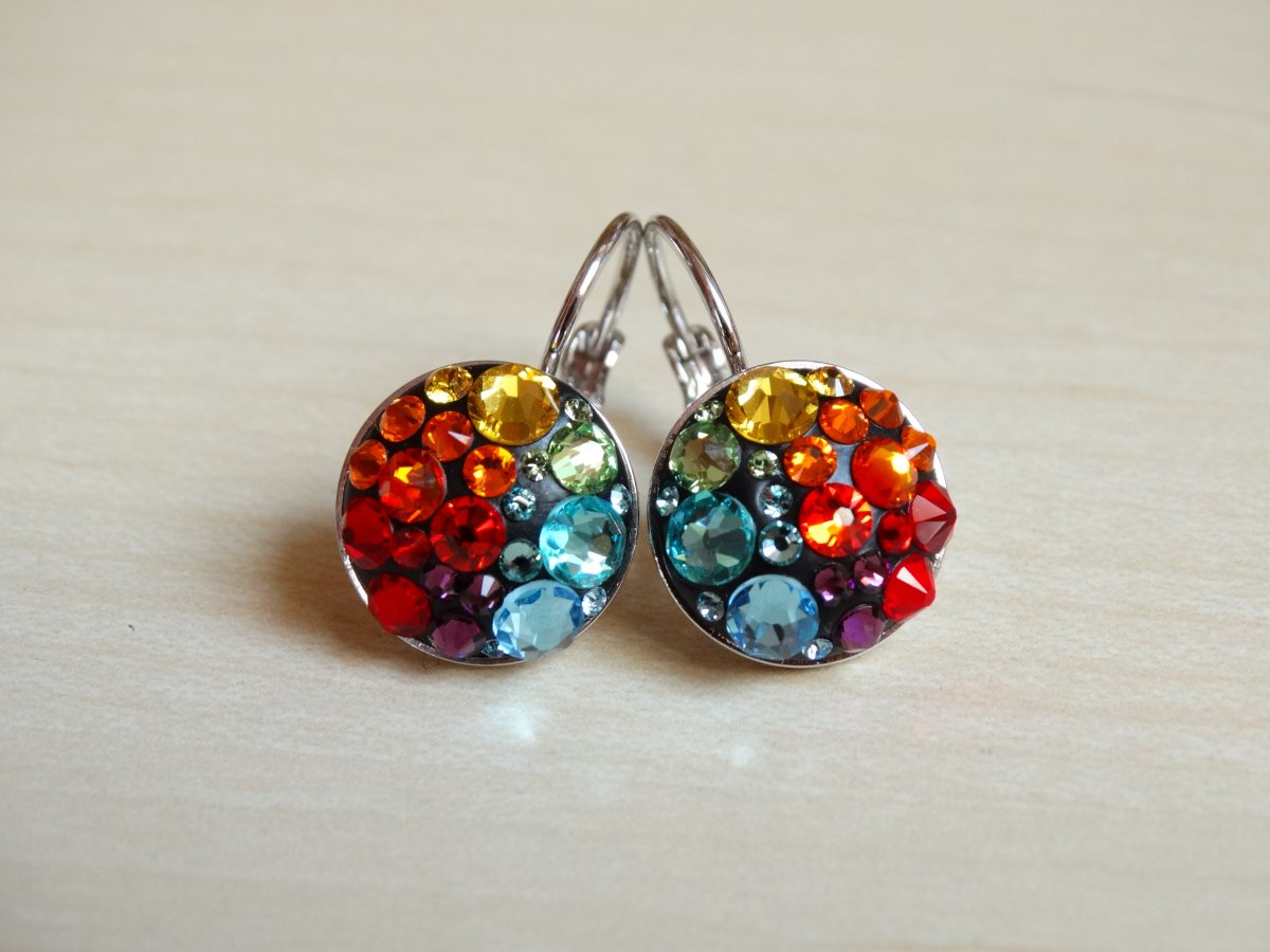 Malé čakrové náušnice