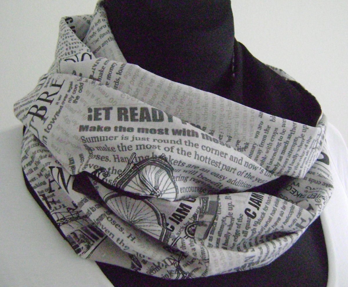 nekonečná šála Noviny