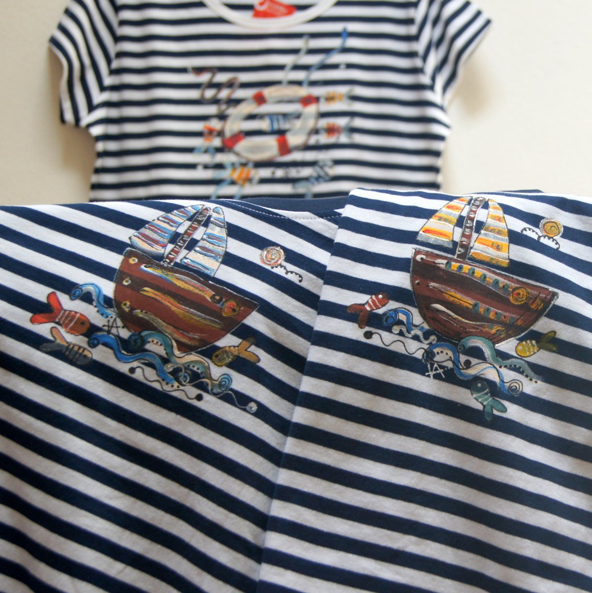 Námořnické s loďkou možno vel.110,122,134,146