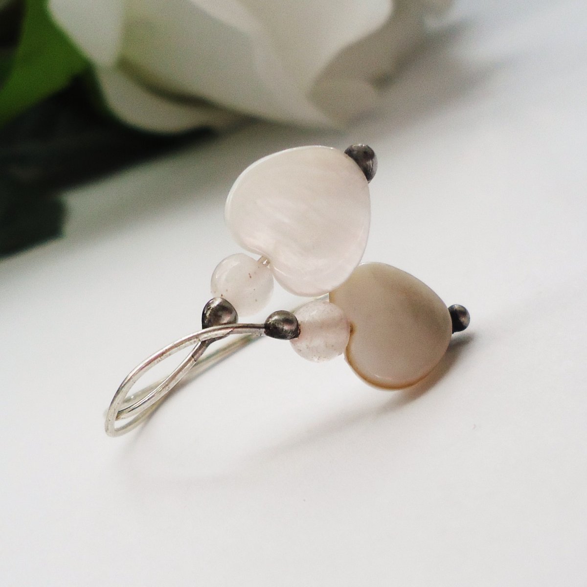 Perleťové náušnice ...