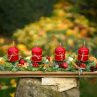 Podlouhlý vánoční adventní věnec