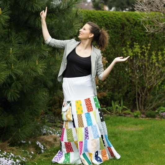 Patchworková sukně Bianka Luccia