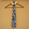 Hedvábná kravata - zebra 8216609