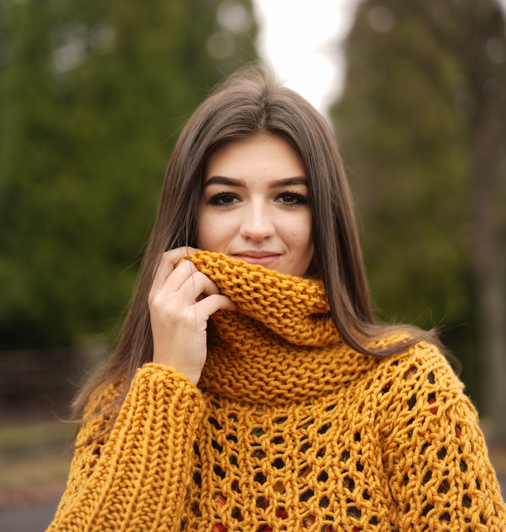 Svetřík s rolákem, velikost XS/S