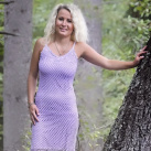 Háčkované šaty LILAC