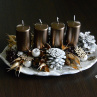 adventní svícen ,,horká čokoláda,, :)
