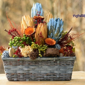 košík plný exotiky :)..