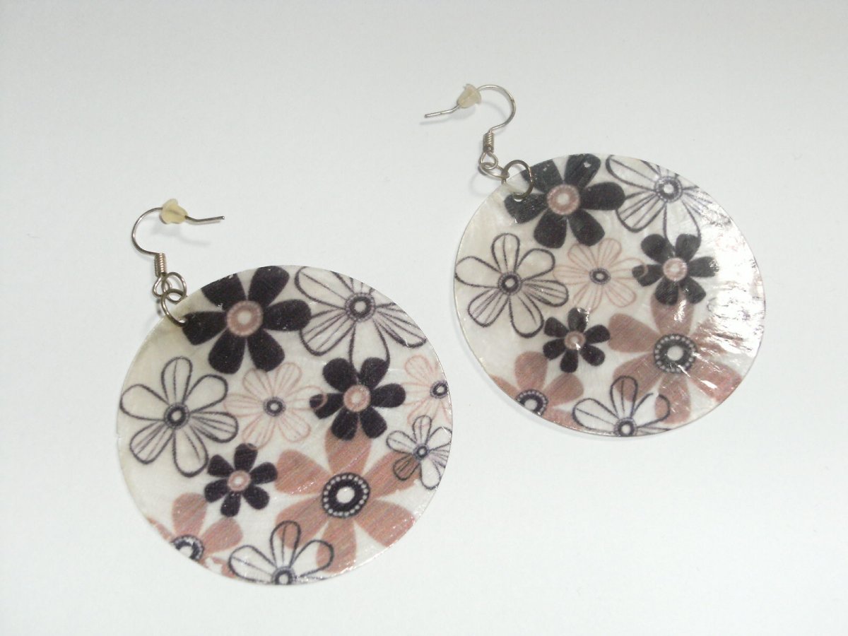 Perleťové náušnice IV