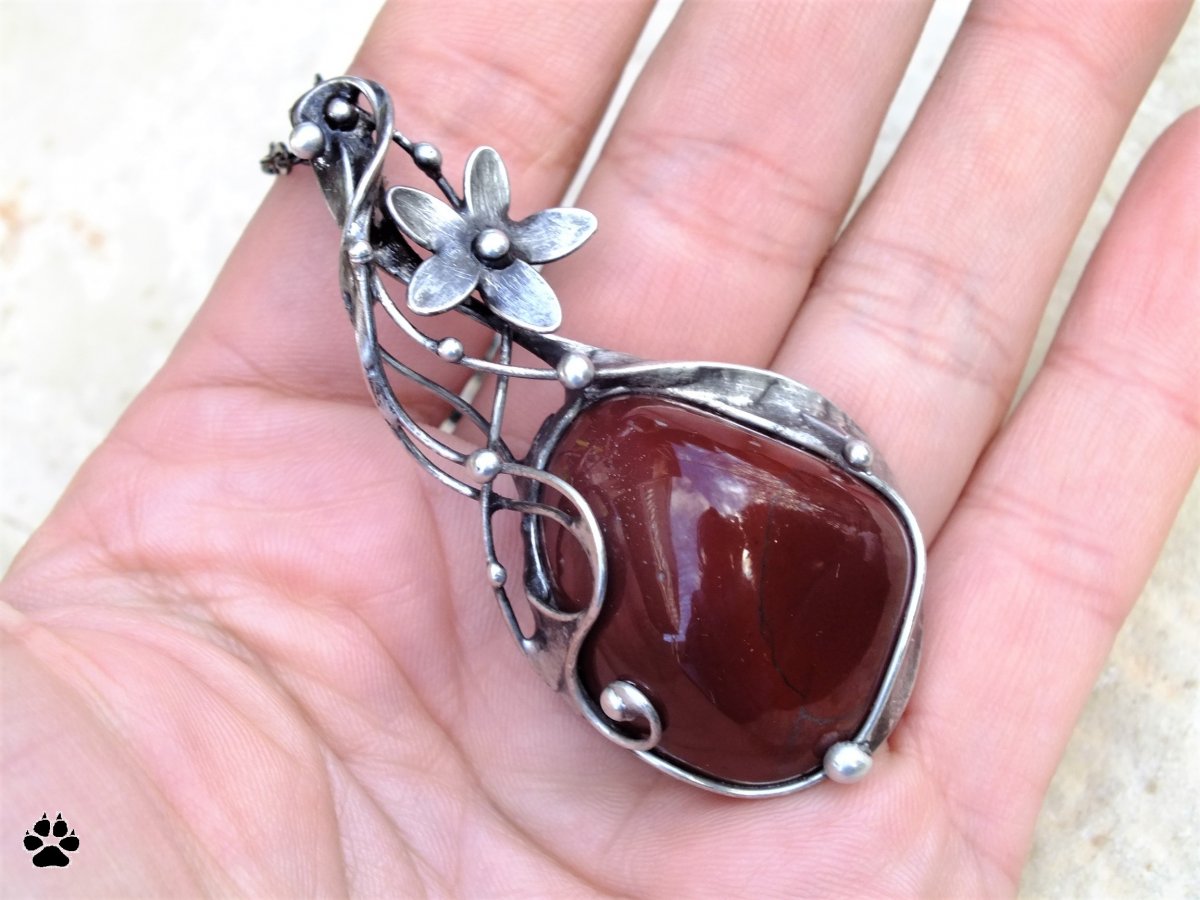 DIONYS - náhrdelník s jaspisem mookait