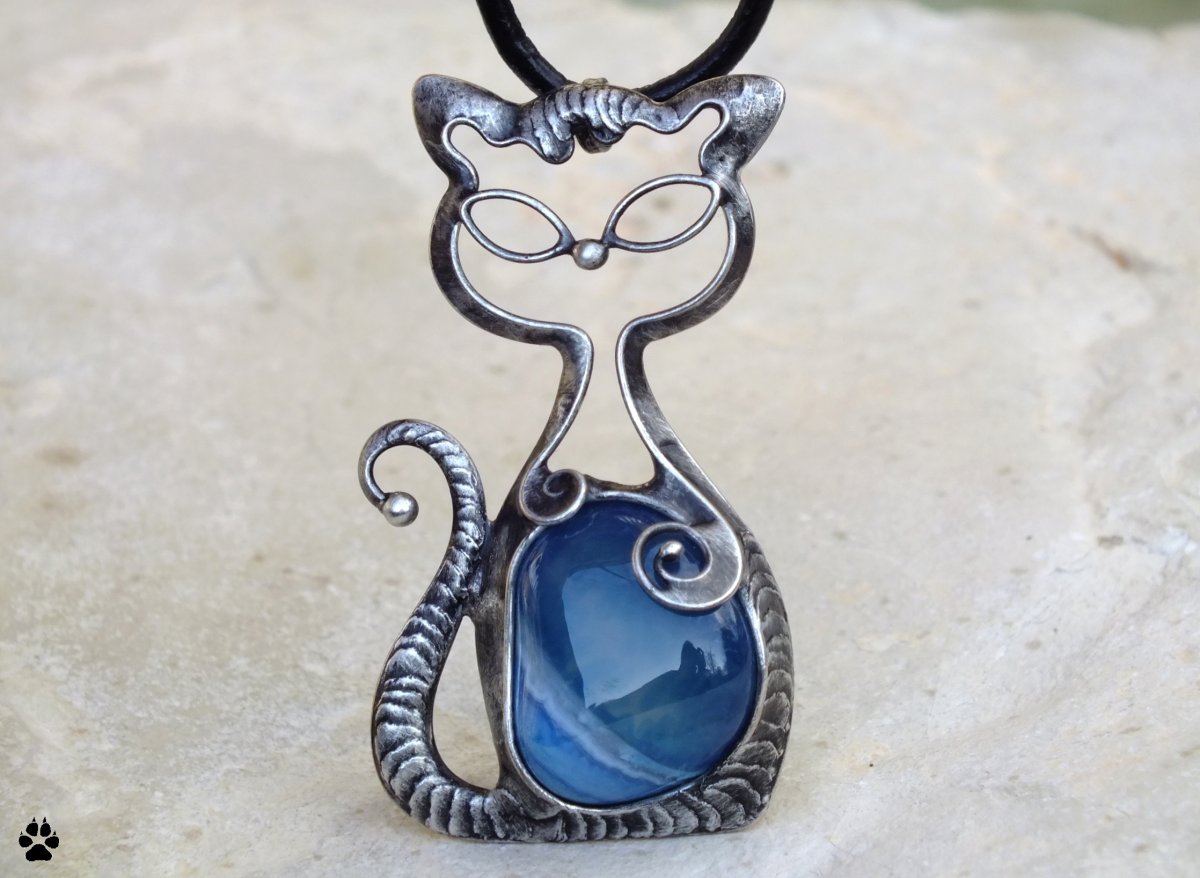 Kocourek Šimonek - achát 