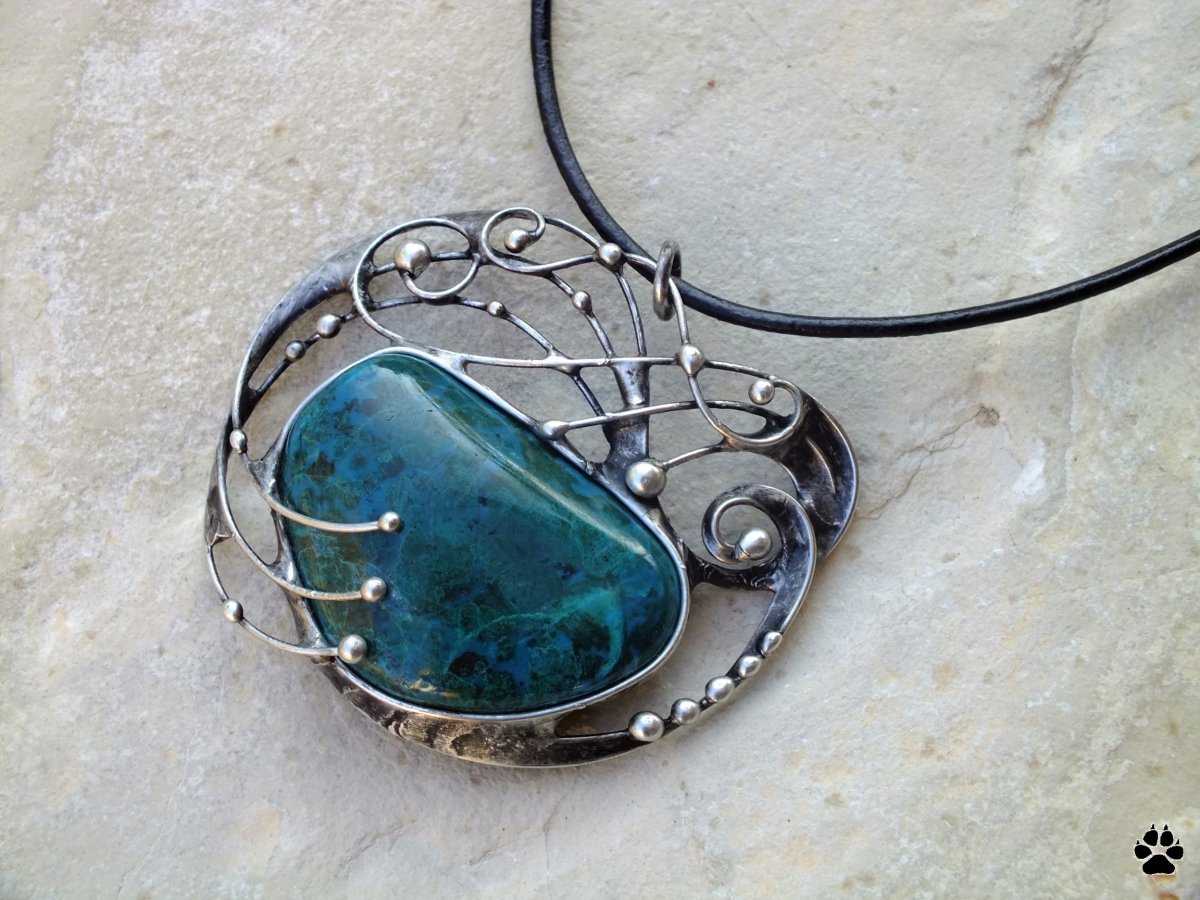 Moře a oceány - náhrdelník s chryzokolem