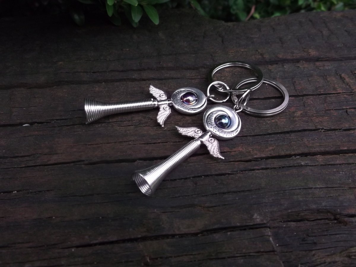 Klíčenka - andělíček duhový 2