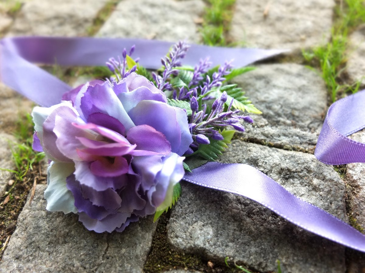 hortenzie s levandulí