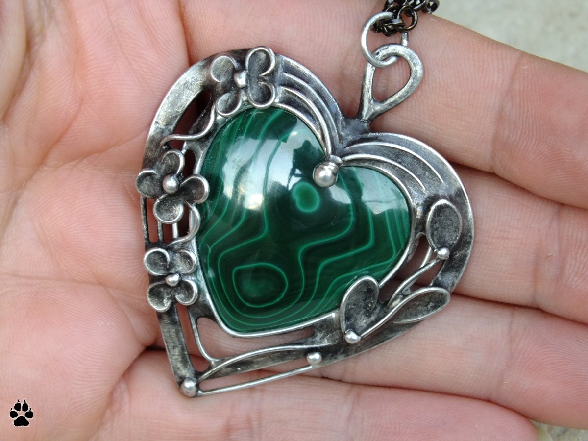 Malachitové srdíčko 