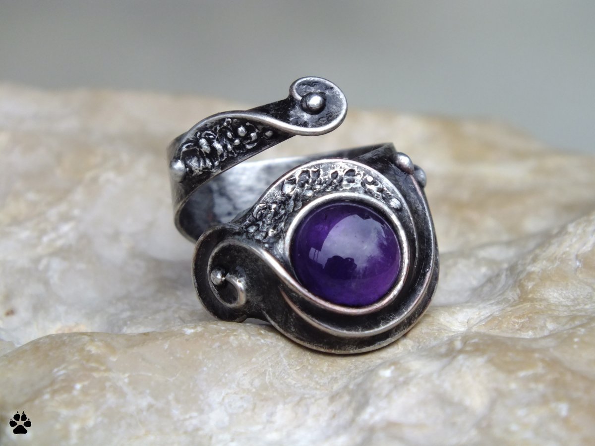 Prsten s ametystem 