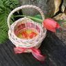 Košíček - tulipánový