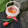 Košíček - tulipánový