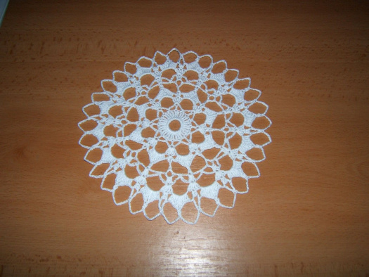 Háčkovaná dečka do lapače snů, 21 cm