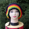 Čepice RASTA černá