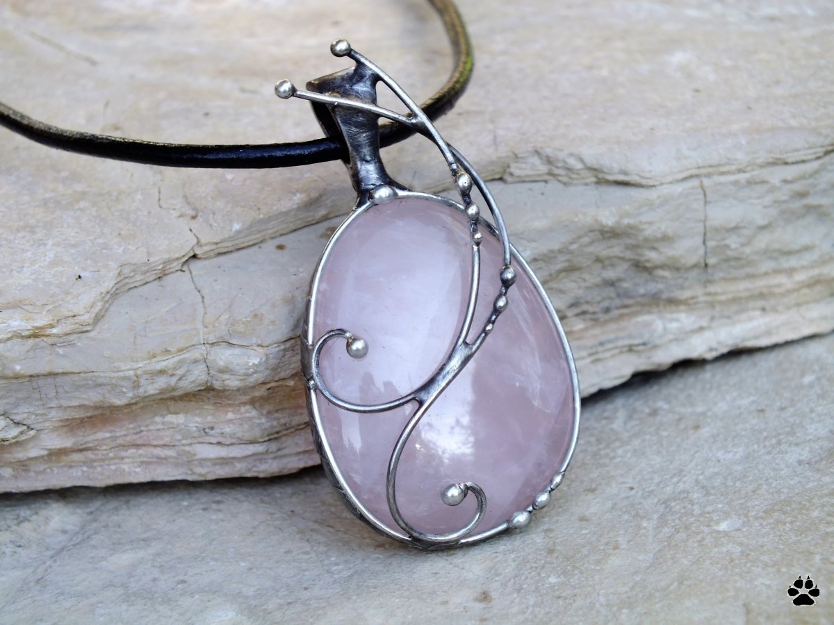 Náhrdelník JULIE - růženín