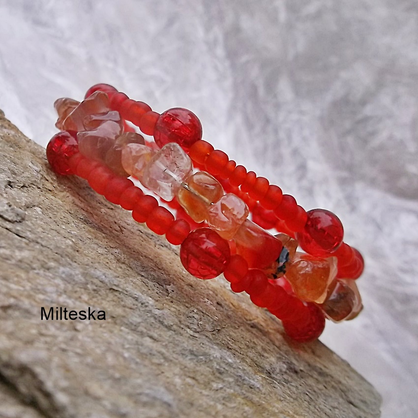 náramek- s karneolem