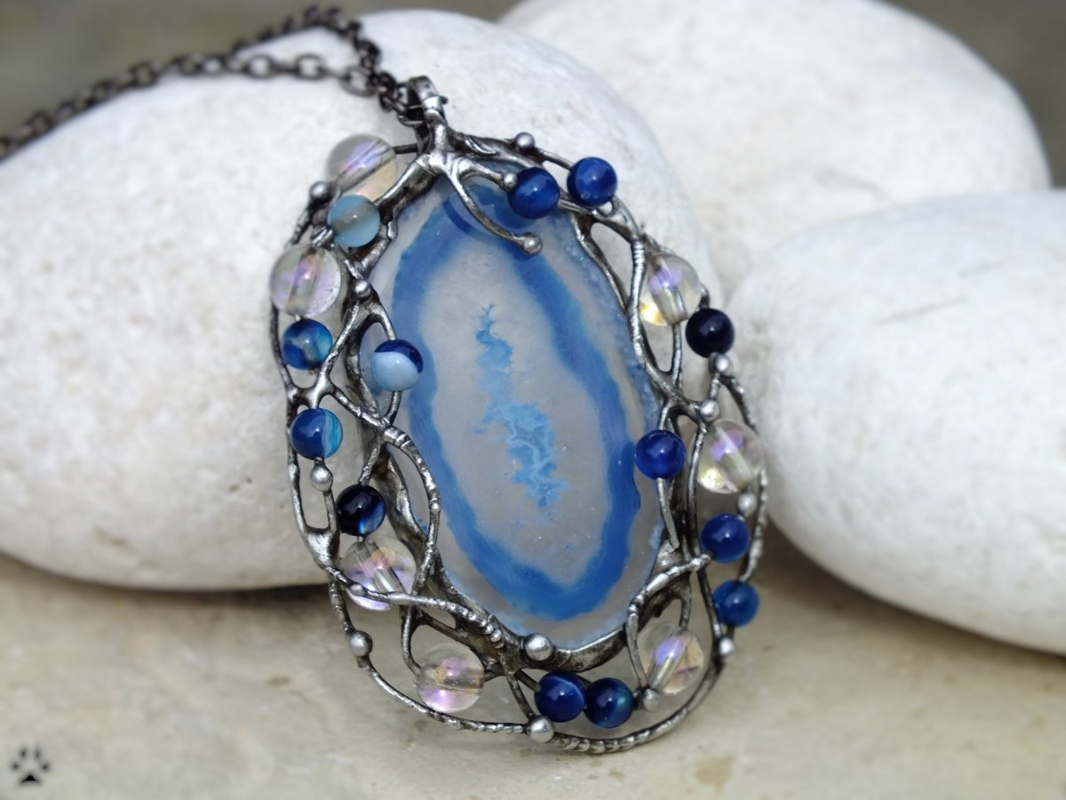 Z hlubin oceánu - achát,křišťál