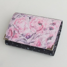 Romantické růžovofialové květy - malá i na karty