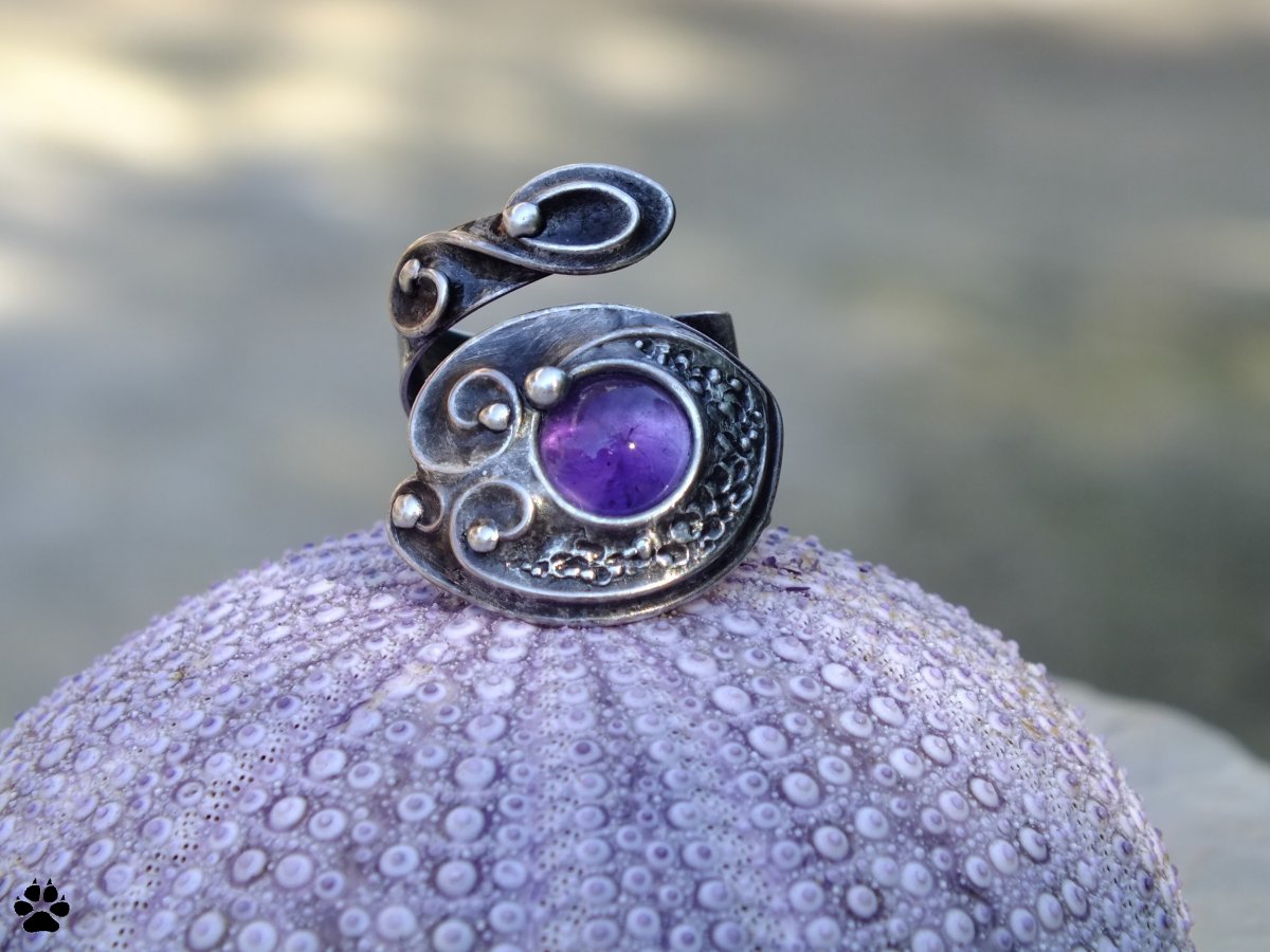 Prsten s ametystem 