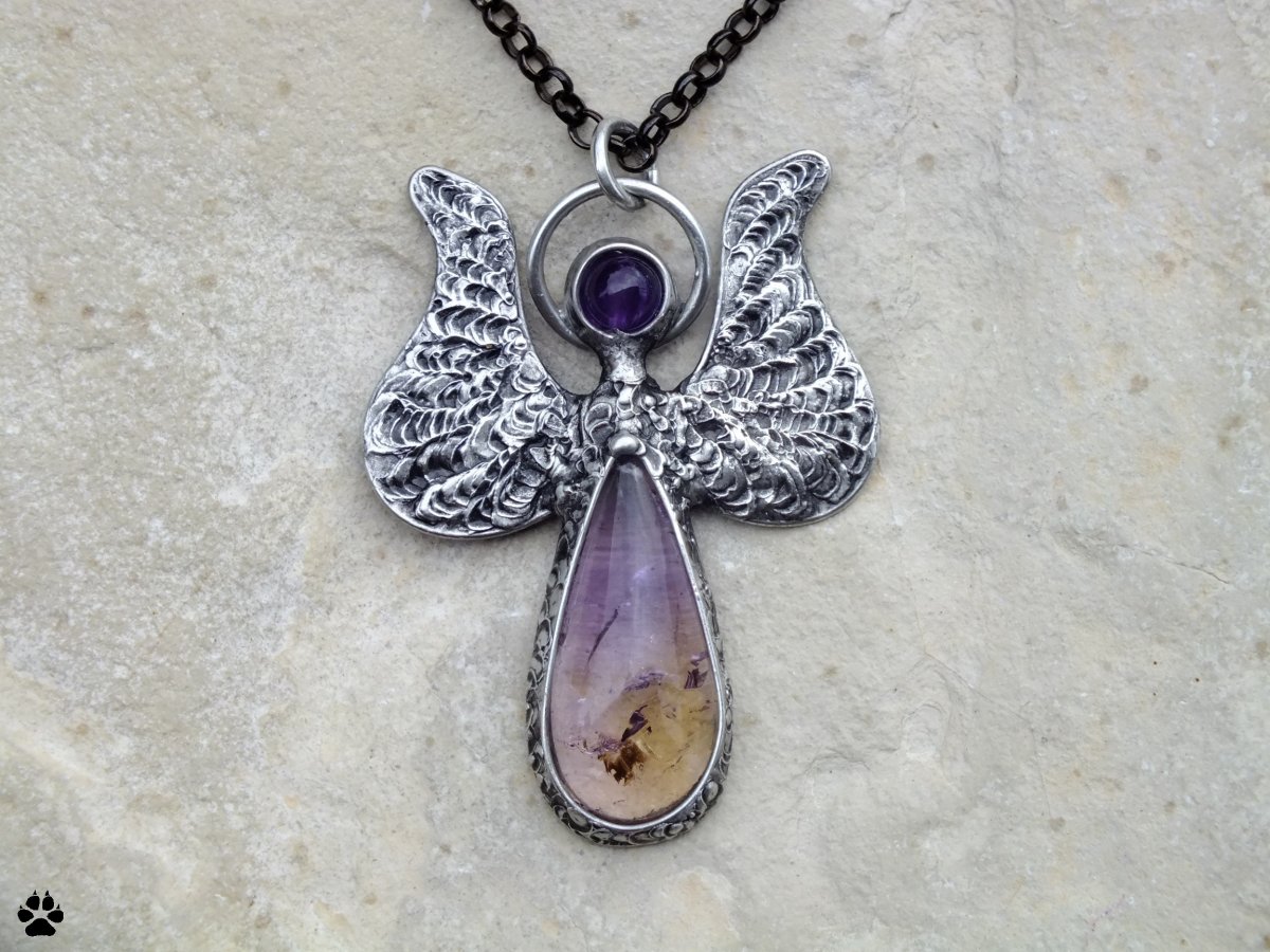 Andělíček -  ametrín, ametyst