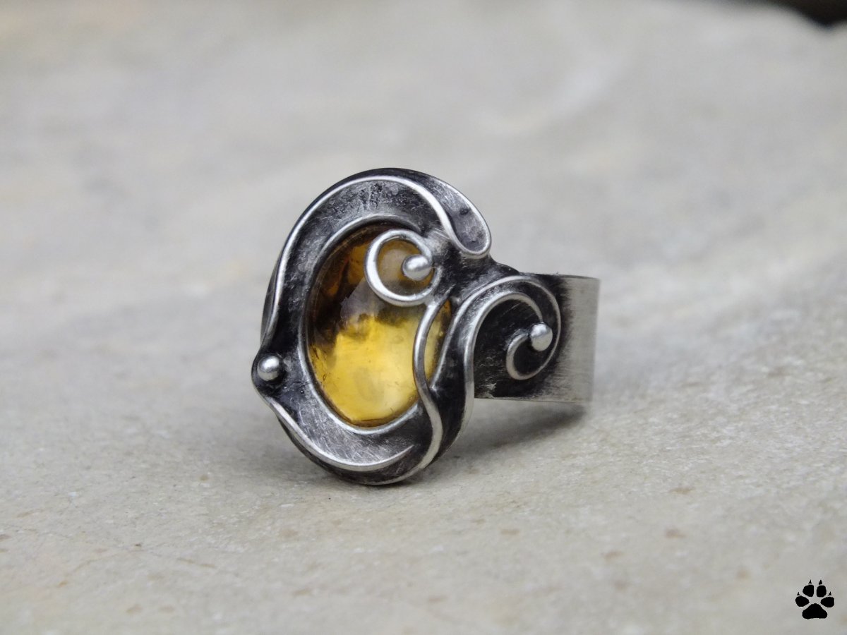 Prsten s citrínem REZERVACE!