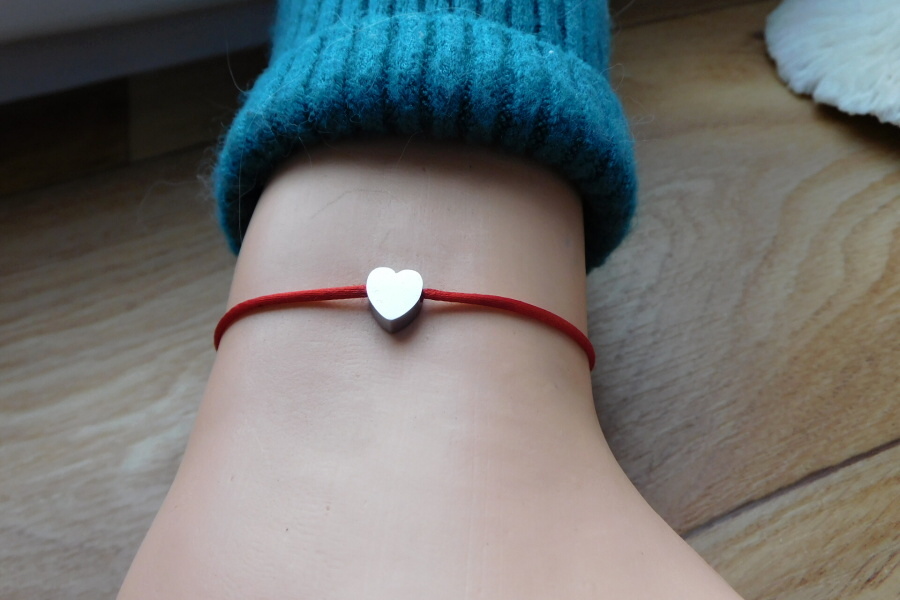 Náramek- NEREZ-srdíčko z lásky ti dám