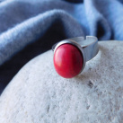 Nerezové prsteny s polodrahokamy