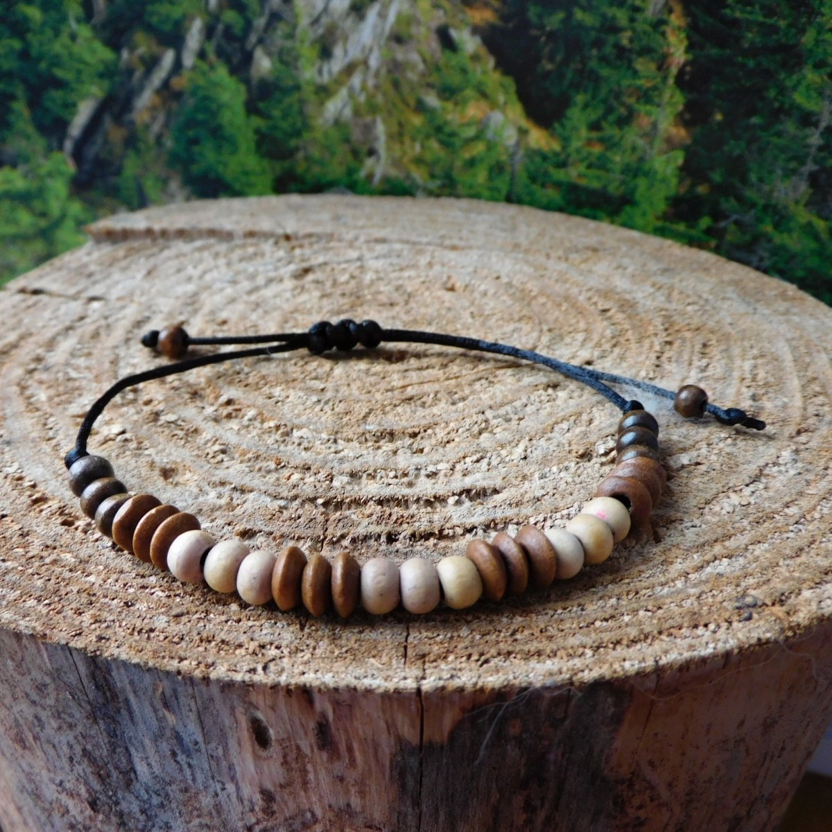 Náramky dřevěné - 3 druhy 