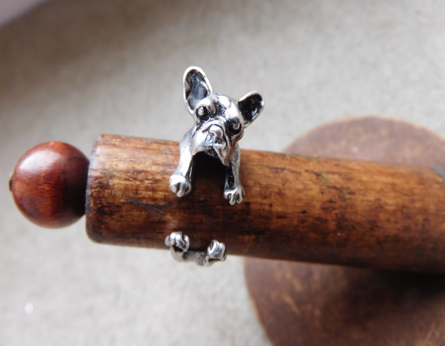 Prsten - Francouzský buldoček