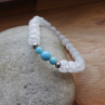 Náramek - *Křišťál, larimar*