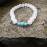 Náramek - *Křišťál, larimar*