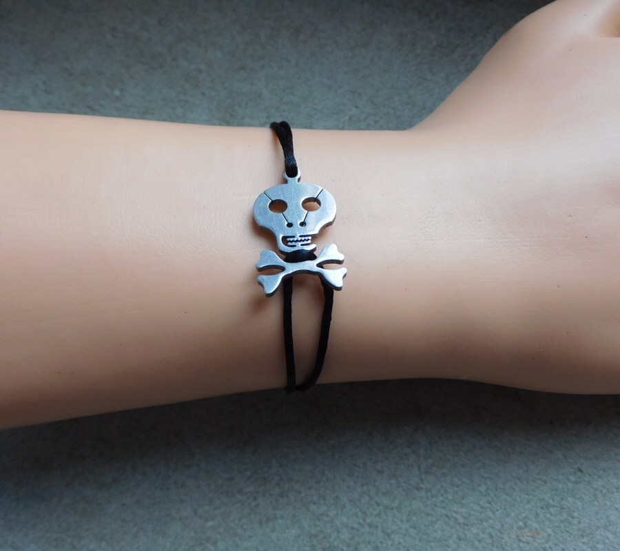 Náramek -Nerezová lebka