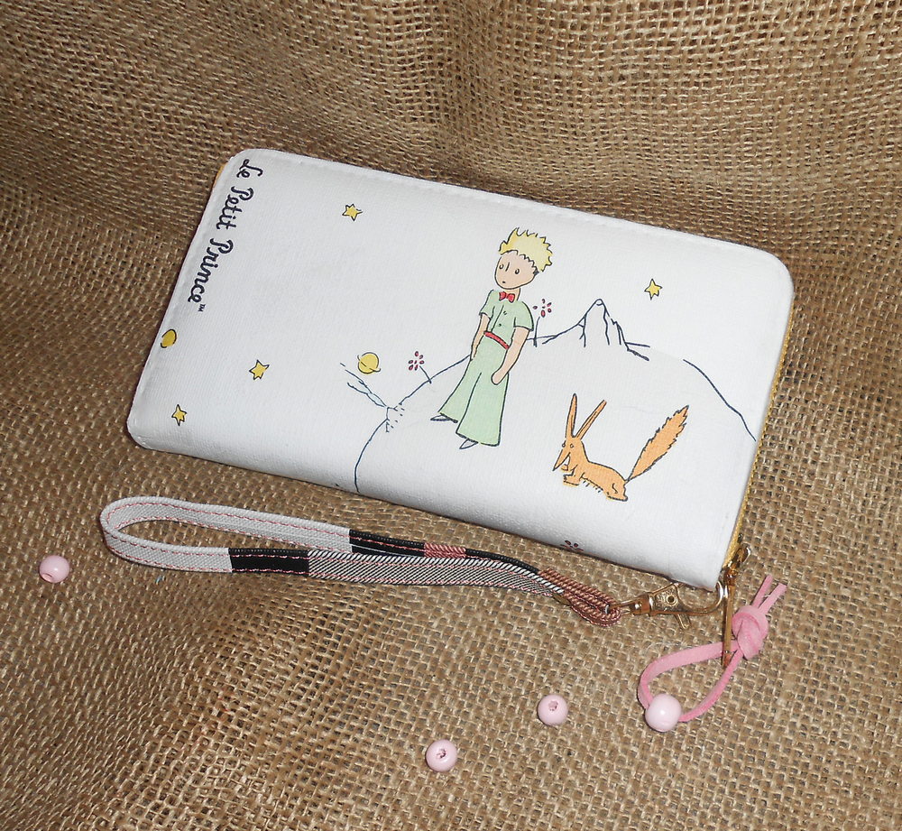 Peněženka - Malý princ, růžový vnitřek - výprodej