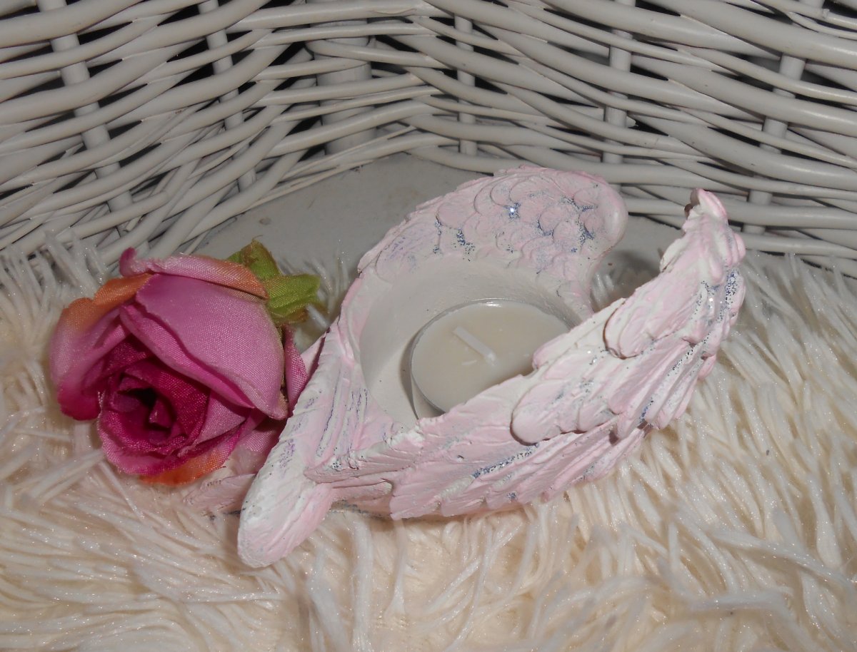 Andělská křídla - svícen