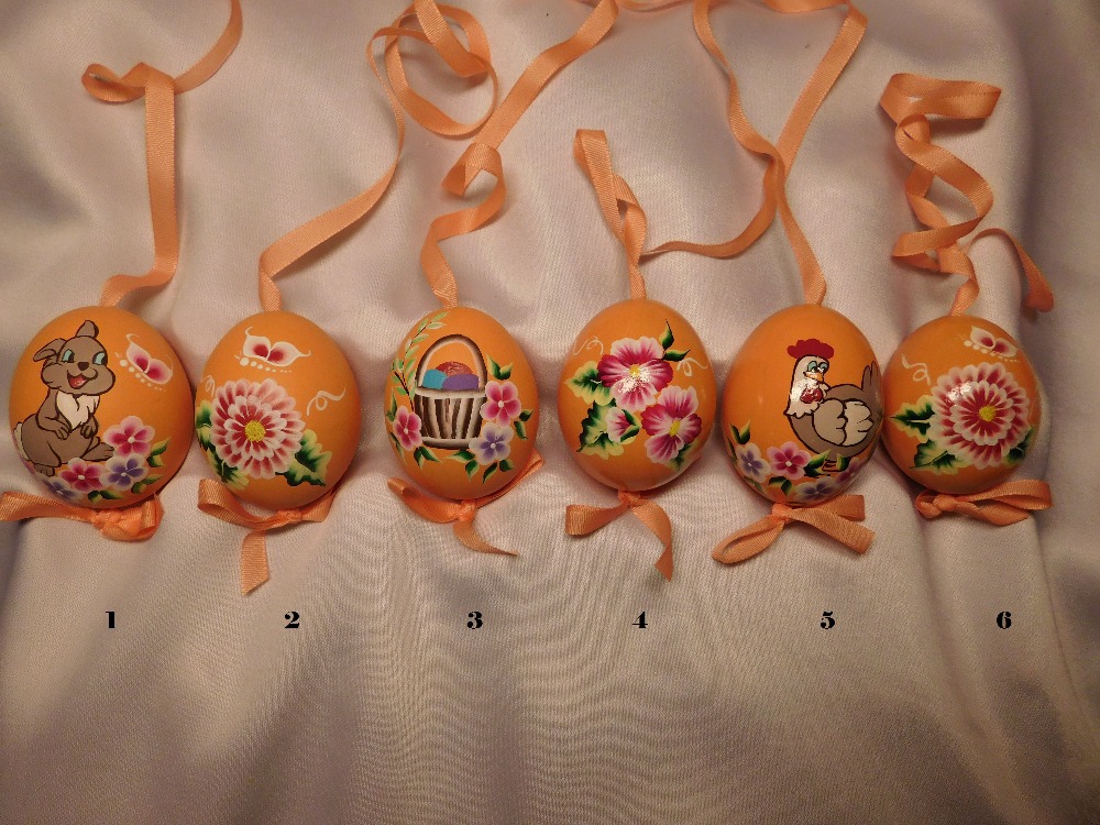 Kraslice malované technikou One Stroke