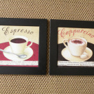 Sada 2 obrázky - Italské Cappuccino, Espresso